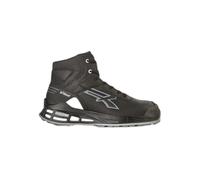 U Power Antinfortunistiche Da Lavoro, Scarpa Bassa, Caleb S ESD S3s Ci Fo Sr, Puntale Antiperforazione Tessile No Metal, Zapatos de Seguridad y contra Incendios Unisex Adulto, Negro y Gris, 48 EU