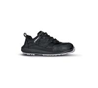 U Power Antinfortunistiche Da Lavoro,Scarpa Bassa,Mod. Yukon S S3s Fo Sr,puntale Antiperforazione No Metal, Zapatos de Seguridad y contra Incendios Unisex Adulto, Negro, 37 EU