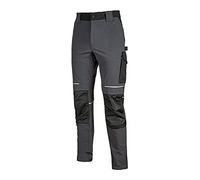 U-POWER Atom - Pantalón (Nylon, Spandex, Talla L), Color Asphalt Grey
