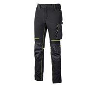 U-Power 1 SK051BC-L-Medias termicas Gama Skin Modelo Edelweiss Black Carbon Talla L, Asphalt Grey Green, XL para Hombre