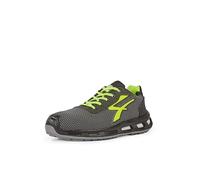 U-Power - Baskets de sécurité Basses Anti Abrasion et hydrofuges Prime - Environnements humides - S3 Ci SRC 42 Noir/Jaune