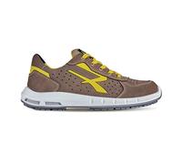 U-Power - Baskets de sécurité Basses Anti Fatigue Dorado Plus - Environnements secs - S1P SRC ESD 46 Marron/Jaune