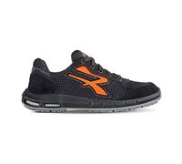 U-Power - Baskets de sécurité Basses Ultra légères et Confortables ATOS Plus - Environnements secs - S1P SRC ESD 42 Noir/Orange