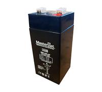 U-Power Batería AGM 4V 4.5Ah - Sellada Recargable Plomo-Ácido VRLA - para Alarmas, SAI/UPS, Seguridad, Juguetes Eléctricos y Más - Terminal Faston F1 (4.8 mm)