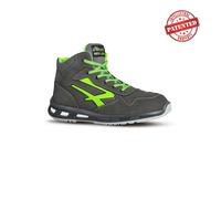 U-Power Zapatos de seguridad altos Hummer S - S3 ESD, punta de aluminio, antiperforación textil