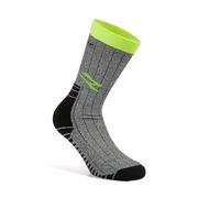 lombardiangelo U-Power SK218YF-ALL-Calcetínes Medios con tecnología Memory Size Gama Skin Modelo GIADY Yellow Fluo All, Amarillo, Talla única para Hombre