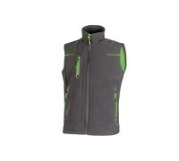 U-POWER Chaleco Softshell impermeable transpirable cortavientos UNIVERSE XL Gris