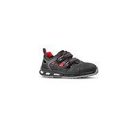 U-Power - Chaussures de sécurité Basses légères et Confortables Cody - Environnements secs - S1P SRC ESD 44 Noir/Rouge