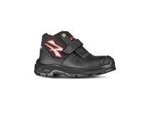 U-Power - Chaussures de sécurité hautes Anti Abrasion Dubai UK - Usage général - S3 SRC Ci ESD 38 Noir