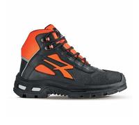 U-Power - Chaussures de sécurité hautes hydrofuges et résistantes Kreed - Environnements exigeants - RS S3 SRC Ci ESD 41 Noir/Orange