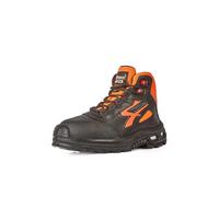 U-Power - Chaussures de sécurité hautes hydrofuges et résistantes KREED - Environnements exigeants - RS S3 SRC CI ESD 40 Noir / Orange