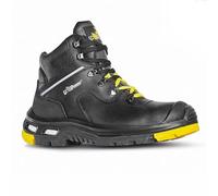 U-Power RL10514 Linea BAU & BUILDING Modelo RONAN Calzado de Seguridad, S3 HRO HI SRC CI, Negro/Amarillo, 40 Tamaño
