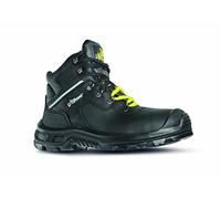 U-Power RI11334 Linea BAU & BUILDING Modelo THANOS Zapatos Antiestáticos, S3 SRC CI ESD, Negro, 43 Tamaño