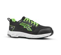 U-POWER DON'T WORRY... BE HAPPY! 1018192, Zapato ATON RE20016 S1P N.41, Negro y Verde, 41 EU