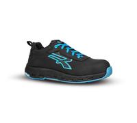 U-POWER DON'T WORRY... BE HAPPY! Alyx Esd S3s CI Hi Hro Fo Sr Zapato de Seguridad Unisex - Adulto, Negro y azul., 47 EU