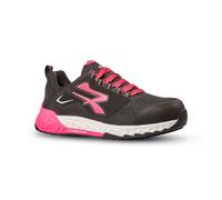 U-Power Don't Worry... BE Happy! Brienne - Zapatos de Seguridad Profesionales, Unisex, para Adulto, Negro Fucsia, 37 EU