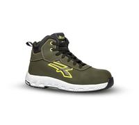 U-POWER DON'T WORRY... BE HAPPY! Kolby Esd S3s CI Hi Hro Fo Sr Zapato de seguridad unisex - Adulto, Verde, 42 EU
