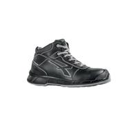 U-POWER DON'T WORRY... BE HAPPY! Scarpe Antinfortunistiche Da Lavoro, Zapatos de Seguridad y contra Incendios Hombre, Negro, 48 EU