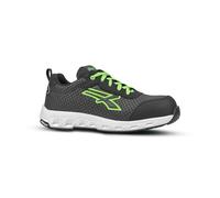 U-Power - Zapato de trabajo de seguridad línea Red Ego, modelo Mitch ESD S3S Ci Hi Hro FO SR Artículo: RE20064, Negro , 39 EU