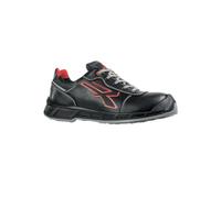 U-POWER DON'T WORRY... BE HAPPY! Scarpe Antinfortunistiche Da Lavoro, Zapatos de Seguridad y contra Incendios Hombre, Negro/Rojo, 48 EU