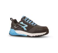 U-Power Don't Worry... BE Happy! Vhagar - Zapatos de Seguridad Profesionales, Unisex, para Adulto, Negro y Azul., 42 EU