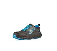 U-POWER DON'T WORRY... BE HAPPY! Zapatos de Seguridad de Trabajo, para Hombre, Negro y Azul., 45 EU