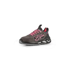 U-POWER DON'T WORRY... BE HAPPY! Zapatos de seguridad de trabajo, zapatos altos, mod. Kate S ESD S1ps FO SR, puntera antiperforación no metal zapato de seguridad unisex - Adulto