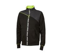 U-Power EY243BC Linea Enjoy Modelo URANUS Sudadera sin Capucha con Cremallera Central, 70% Algodón/30% Poliéster, Black Carbon, XL Tamaño