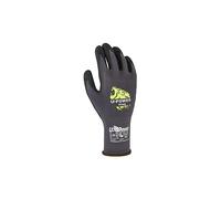 U-Power Flex - Guantes de trabajo de seguridad transpirables con forro de nailon y spandex, palma de espuma nano de nitrilo, talla 8 (M)