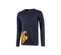 U-Power FU214DB Linea Future Modelo Alien Camiseta de Manga Larga, 100% Algodón, Blue, L Tamaño