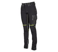 U-Power FU258BC Modelo World Lady Pantalón en Tejido 4 Vías Stretch, 86% Nylon/14% Spandex, Black Carbon, S Tamaño