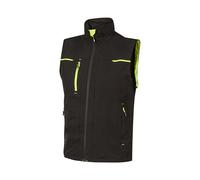 U-Power Chaleco de trabajo Saturn tejido negro XL