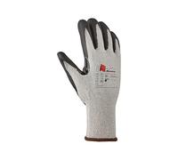 U Power Guante Trabajo Alta Prevención Kyorene Soporte Grafeno Recubrimiento Nitrilo Pantalla Táctil Resistente al Corte B Protección UV-A y UV-B Riesgos Térmicos Mecánicos Gris 10/XL 12 Piezas