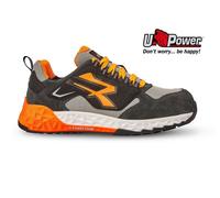 U-POWER Jaime Zapatos Antinfortunio S1P HRO FO SR Para Trabajo Negro/Azul