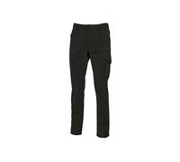 U-POWER JAM Pantalón de trabajo negro resistente al carbono