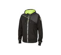 U-Power Jupiter - Sudadera Ligera con Capucha, Forro Polar cálido, con Forro de Piel sintética, Cremallera Completa con múltiples Bolsillos y Mangas largas, Black Carbon, XL