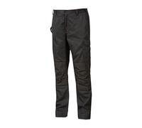 U-Power Men's Work Trouser, Elastic Waist Cargo Pant, with Knee Pad Pockets, Multi_Pocket, Comfortable Fabric, Heavy Duty Durable Outer Wear - Grey Meteorite 56