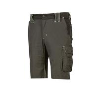 U-POWER Mercury - Pantalón Corto (nylon, spandex, talla S), color asphalt grey green