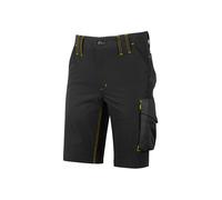 U-Power Mercury Work Bermudas Tejido U-4 Impermeable Negro S