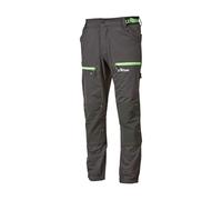 U Power Pantalon de Travail été Stretch Horizon - Gris/Vert M - FR (42) - EU (48) -Pantalons de Travail