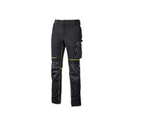 U-POWER | Pantaloni da Lavoro Uomo ATOM, Idrorepellenti, Protezione Ginocchia, Alta Traspirabilità, 90% nylon 10% spandex