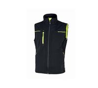 U-Power PE263BC Modelo SATURN Chaleco, 90% Nylon/10% Spandex, Black Carbon, 3XL Tamaño