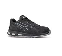 U-Power Red Lion Carbon, zapatos de seguridad unisex, ligeros, flexibles, de cuero antipinchazos, con inserto Infinergy, con puntera de aluminio - Grey 39