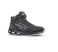 U-Power Red Lion Lift, Safety Shoes,Zapatos de Seguridad, Altos, Ligeros y Flexibles, Antiperforación, Antipinchazos, con Inserto Infinergy, con Puntera de Aluminio - Grey 43