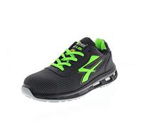 U-Power Red Lion Lolly, zapatos de seguridad unisex, ligeros, flexibles, de cuero antipinchazos, con inserto Infinergy, con puntera de aluminio - Grey & Blue 42