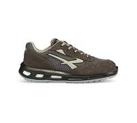 U-Power Red Lion Push, zapatos de seguridad unisex, ligeros, flexibles, de cuero antipinchazos, con inserto Infinergy, con puntera de aluminio - Grey 45