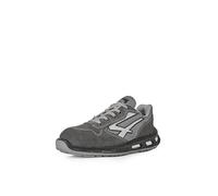 U-Power Red Lion Push, zapatos de seguridad unisex, ligeros, flexibles, de cuero antipinchazos, con inserto Infinergy, con puntera de aluminio - Grey 41