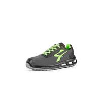 U-Power Red Lion Strong, zapatos de seguridad unisex, ligeros, flexibles, de cuero antipinchazos, con inserto Infinergy, con puntera de aluminio - Green Vert 43