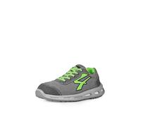 U-Power Zapatillas seguridad Don't Worry Be Happy Summer S1P ESD — cómodas Gris/Verde 41