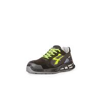U-Power Red Premium Egon, Zapatos de Seguridad Bajos de Nailon Transpirable y Microfibra, Puntera de Aluminio, Suela Infinergy, antiperforación, Negro, 40 EU